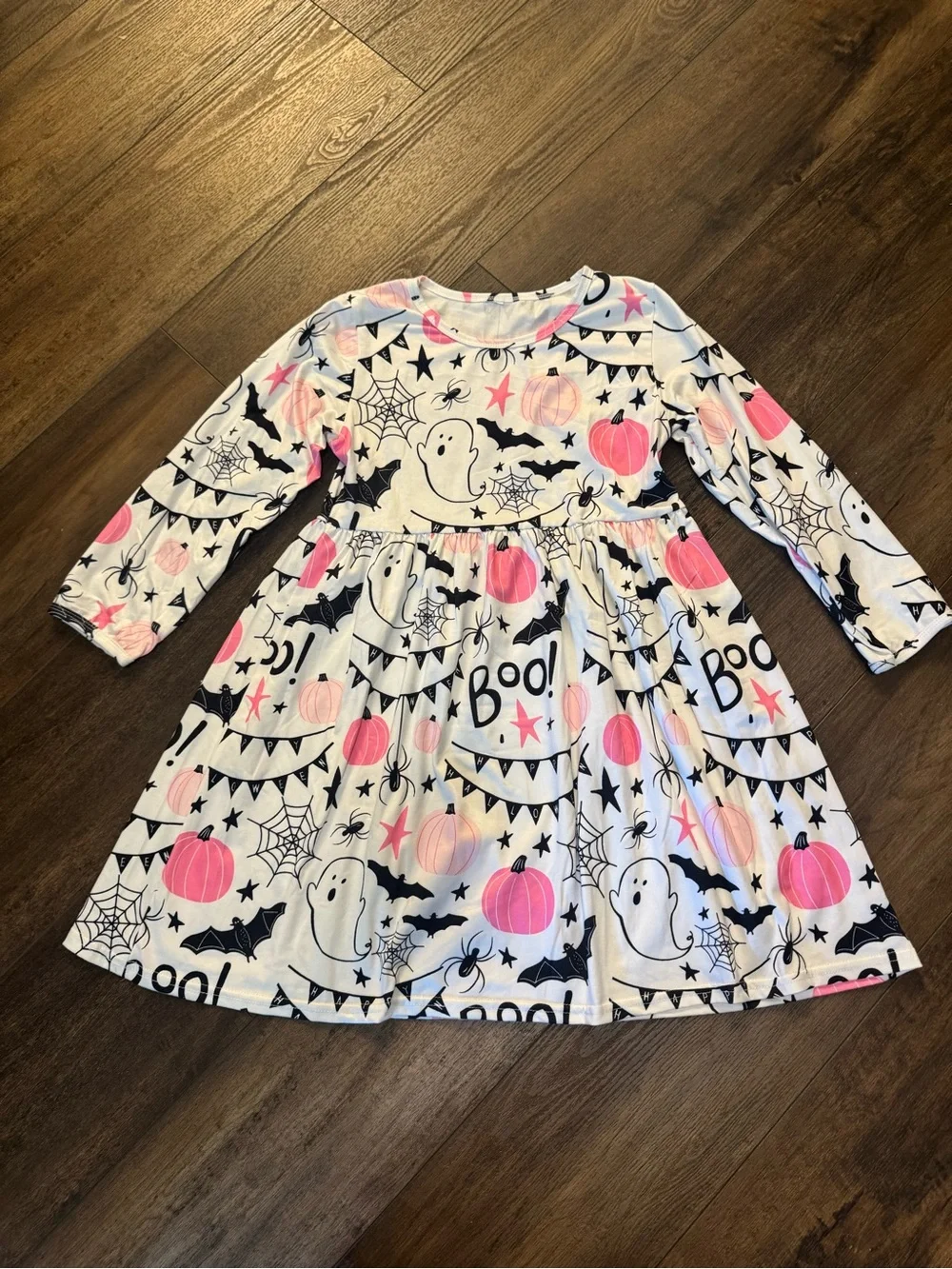 Boutique milk silk Halloween ghost dress size 10/12